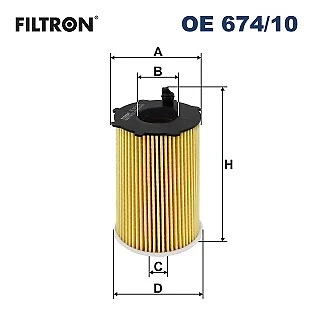 FILTRON OE 674/10 Oil Filter for HYUNDAI,KIA - Image 1 of 4