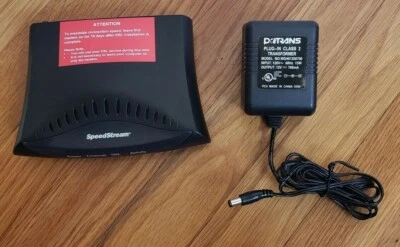 Efficient Networks SpeedStream 5100 Modem 060-E141-A01 w/ Power Adapter - Image 1 of 4