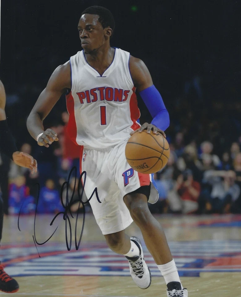 Фотография с автографом 8x10 РЕГГИ ДЖЕКСОНА из Detroit Pistons с сертификатом подлинности - Изображение 1 из 1