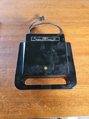 Gofrera belga Salton de colección, modelo WM-4A funciona muy bien-fácil limpieza recubierta de teflón Foto 1 de 4