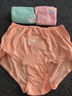 New 3 Pack SIRALENA DREAM GIRL Women's Briefs 100%cotton,embroidered Size 7 - Image 1 of 4