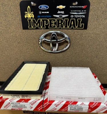 FILTRO DE AIRE Y FILTRO DE CABINA MOTOR HÍBRIDO 2,5 L TOYOTA GRAND HIGHLANDER 2024-2025 Foto 1 de 4