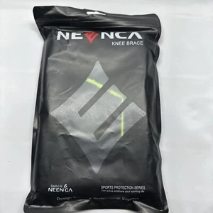 NEENCA Knee Brace Compression Sleeve Support Extra Large Yellow Black - Picture 1 of 7