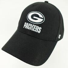 Green Packers Football Black Ball Cap Hat Adjustable Baseball