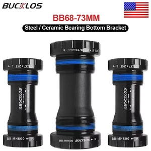 Bike Bottom Bracket 24mm BB68/73 Sealed Ceramic Bearing Threaded MTB Hollowtech - Picture 1 of 11