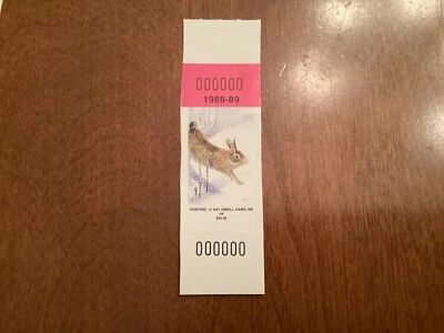 ICOLLECTZONE  US 1988-89 New York Non-Res Small Game Hunting Stamp XF NH 00000 - Image 1 of 2