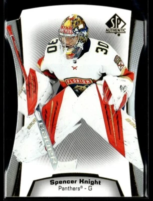 2021-22 Sp Authentic die cut Spencer Knight Rookie #DC-16 - Image 1 of 2