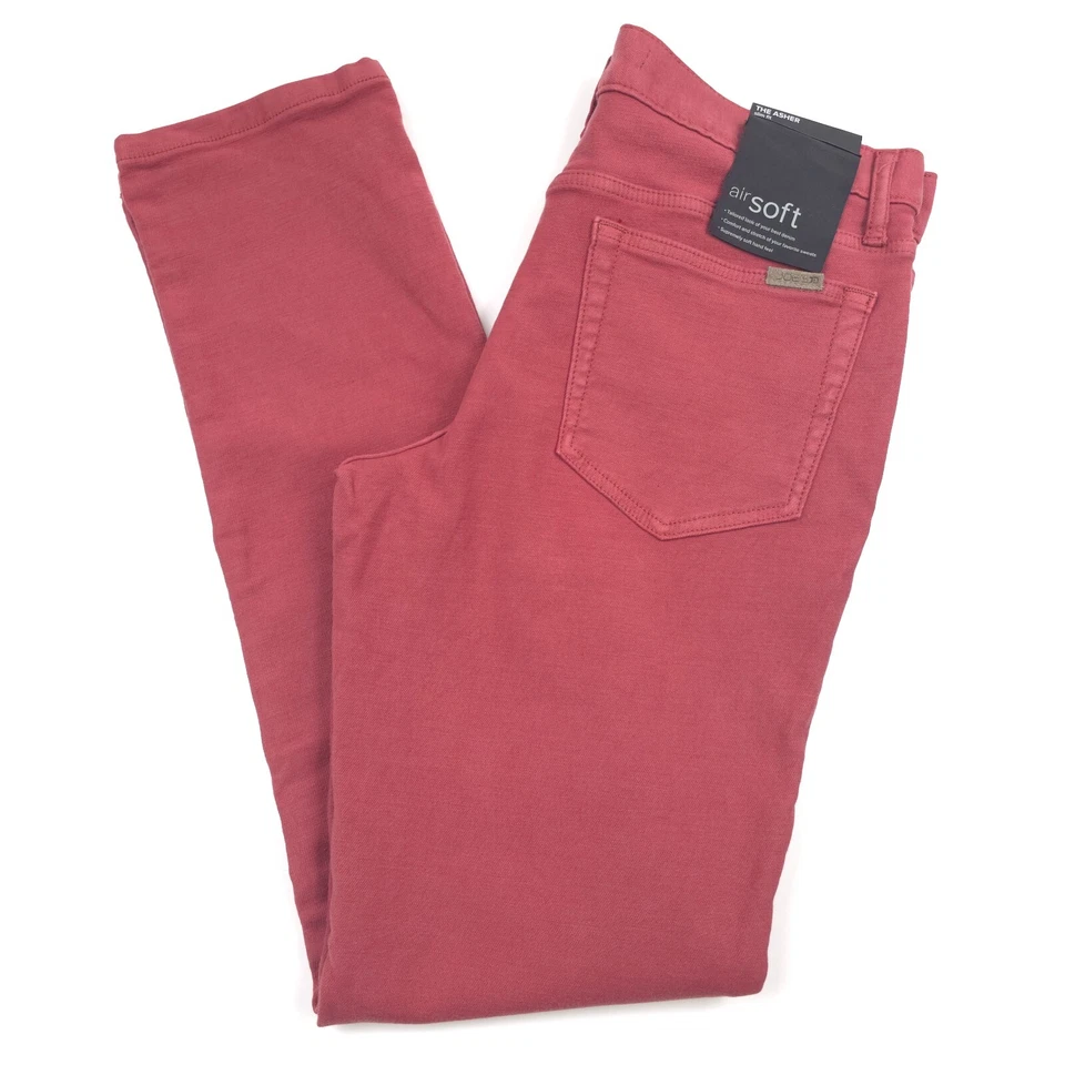 $198 Joe's Jeans Airsoft Asher Apple Peel Rojo Calce Ajustado Pantalones Para Hombres 36 X 32 Foto 1 de 4