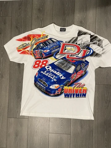 Vintage Dale Jarrett #88 The Driver Within Nascar Racing AOP Tshirt Size XL Cover