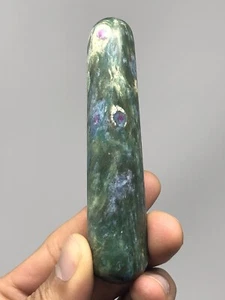 Varita de masaje suave natural zoisita cianita rubí de 2,5 oz cristal curativo de reiki N8 - Imagen 1 de 11