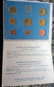 Vatican 2012 Official Euro Mint Set of 8 Coins,UNC - Picture 1 of 4