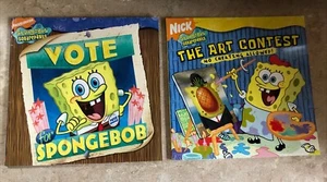Nickelodeon SpongeBob 2 Softcover Books (2008 & 2006) - Imagen 1 de 6