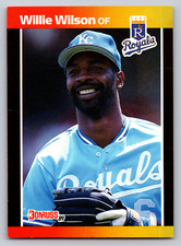 1989 Donruss #120 Willie Wilson Kansas City Royals Baseball Card