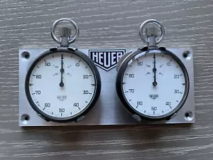 Heuer Pannello Cronometro Heuer Cronometri Cruscotto Rally Timer 124 - Foto 1 di 7