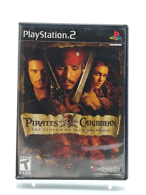 Piratas del Caribe La Leyenda de Jack Sparrow Juego PS2 con Manual Probado Foto 1 de 3