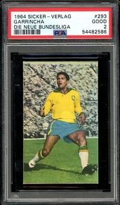 1964 Sicker-Verlag Die Neue Bundesliga #293 Garrincha PSA 2 Brazil 2 World Cup - Picture 1 of 2