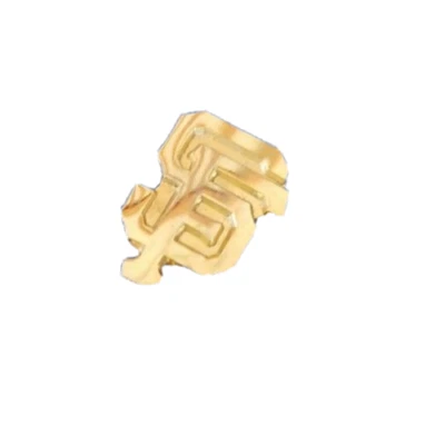 Vintage San Francisco Giants Gold tone earring men 1/4 inch ou51 SF MLB - Imagem 1 de 2