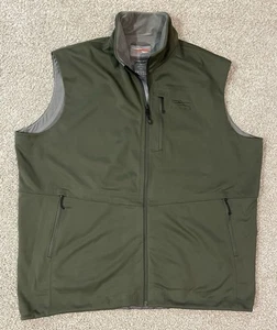 Mens Sitka Jetstream Gore-Tex Infinium Hunting Outdoors Vest Full Zip Green XL - Picture 1 of 20