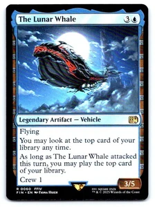 MTG The Lunar Whale R Legendary Artifact — Vehicle Foil FINAL FANTASY 60 - Picture 1 of 2