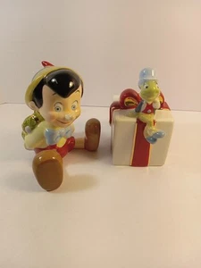 Set Shaker Sale e Pepe Grillo Disney Pinocchio e Jiminy, 2003 Ottimo - Foto 1 di 4