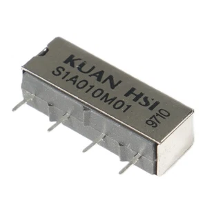 1Piece S1A010M01 KUAN HSI  Reed switch relay 4Pins - Picture 1 of 4