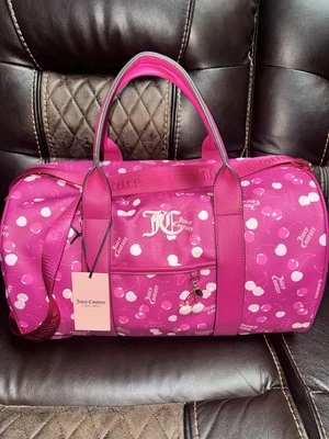Juicy Couture Cherry On Top Weekender Raspberry Multi Duffle Bag - Image 1 of 4