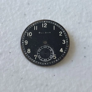 Rare Vintage 30-40s BULOVA 15 Black Dial Military - Bild 1 von 2