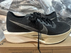 Size 8.5 - Nike ZoomX VaporFly Next% 3 Black Metallic Gold Grain - Picture 1 of 5