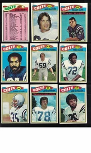1977 Topps Football Baltimore Colts Team Set (all 25 cards) - Picture 1 of 3