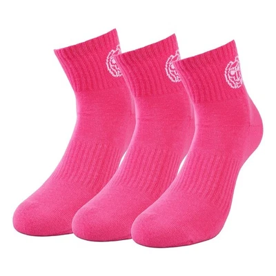 BIDI BADU Unisex Gila Pack Ankle Tech Socks Unisex Sportsocken pink 3er Pack