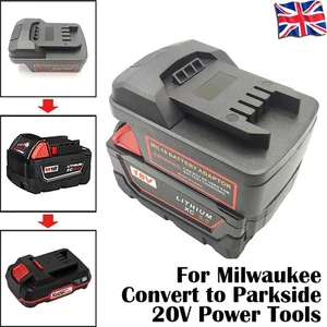 Battery Converter Adapter For Milwaukee 18V M18 to for Parkside 20V Power Tools - Picture 1 of 12