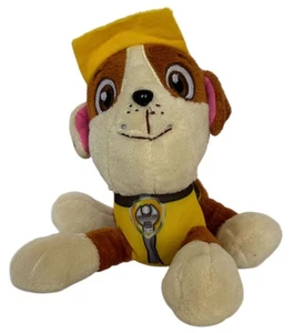 Paw Patrol Rubble Plush Toy Spin Master Stuffed Animal Dog Nickelodeon Cartoon - Picture 1 of 10