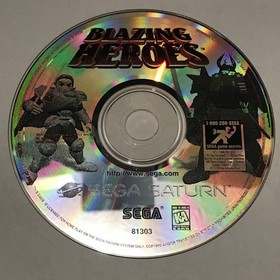 Blazing Heroes (Sega Saturn, 1996) Disc Only Authentic Tested