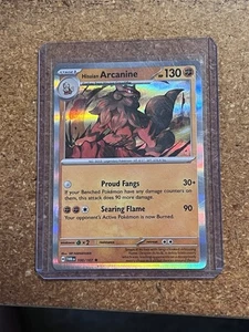 Pokémon Hisuian Arcanine 2024 100/167 TWM CASI NUEVO Holo - Imagen 1 de 2