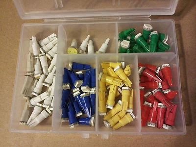 套件 B 适用于路虎 85x LED 仪表盘量规礼貌灯泡盒 NOS — 第 1/4 张图片