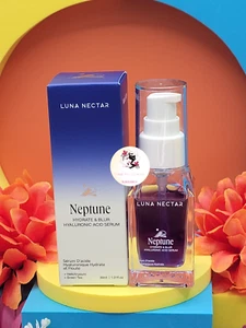 Luna Nectar Neptune Hydrate & Blur Suero Ácido Hialurónico 1.01 fl oz/30 ml NUEVO - Imagen 1 de 5