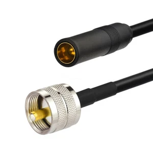 Car Radio Antenna UHF PL-259 Male to AM/FM Female 1M RG58 Antenna Cable - Picture 1 of 3