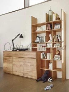 Massivholz Sideboard mit regal Rotkernbuche geölt kommode Highboard Holz schrank - Bild 1 von 1