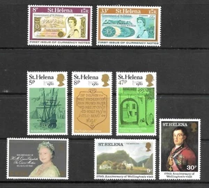 St. Helena 1976 & 1980. 4 sets SC 293-4, 338-40, 341, 342-3, mnh - Picture 1 of 1