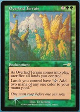 Overlaid Terrain FOIL Nemesis PLD Green Rare MAGIC CARD (ID# 228373) ABUGames