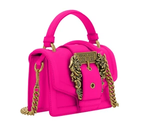 Versace Jeans Couture Damen kleine rosa Schultertasche mit Kettenglied Top Henkel - Bild 1 von 4