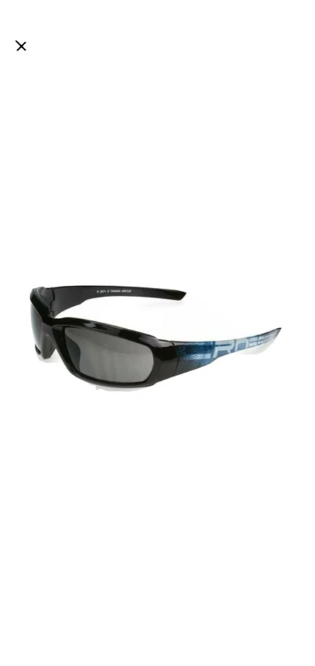 CROSSFIRE Cumulus Premium Safety Glasses Black Frames Blue Mirror Lens 41626 - Image 1 of 1