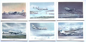SEIS MENÚS ORIGINALES DE COLECCIÓN CLASE PANAMERICANA CLIPPER AVIONES BOEING HISTÓRICOS 2 - Imagen 1 de 6