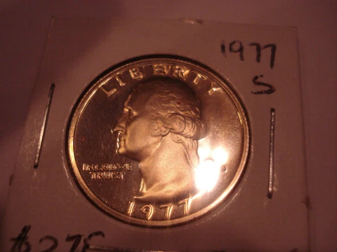 1977-S- WASHINGTON QUARTER-PROOF Cover