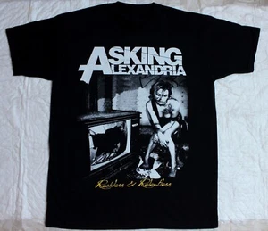 ASKING ALEXANDRIA RECKLESS AND RELENTLESS T-shirt Black Men S-2345XL - Picture 1 of 3