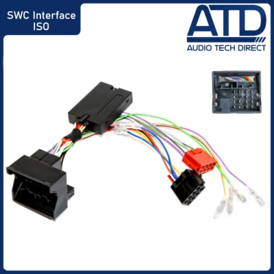 Steering Wheel Interface ISO For Citroen Dispatch DS3 DS4 Fiat Scudo Peugeot 207 - Image 1 of 3