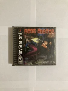 Fear Effect (Sony PlayStation 1, 2000) PS1 Todos los Discos Incluidos Probado Sin Manual - Imagen 1 de 4