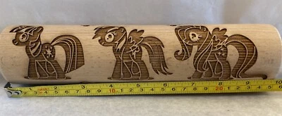 Embossed Laser Cut Rolling Pin My Little Pony Kawaii - Image 1 of 4