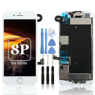 For iPhone 8 Plus 5.5" LCD Screen Touch Display Digitizer Assembly + Home Button - Image 1 of 4