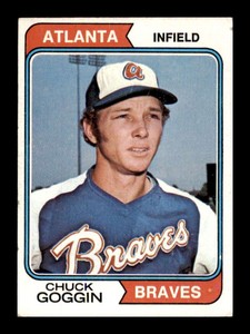 1974 Topps Chuck Goggin #457 Rookie RC Set Break Atlanta Braves